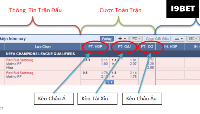 Hiểu rõ các loại tỷ lệ cá cược bóng đá phổ biến